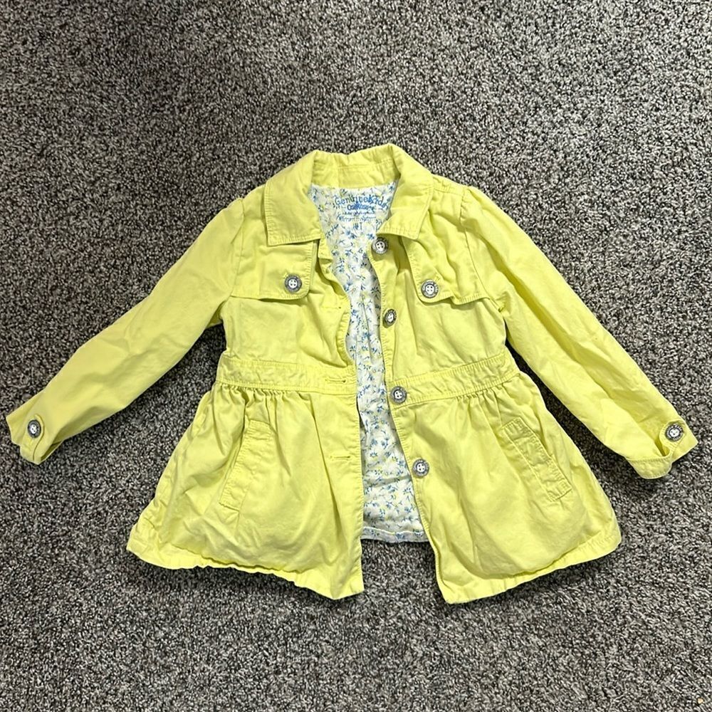 GENUINE KIDS from Oshkosh Yellow Spring Jacket - Picture 1 of 8